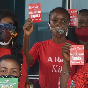 Protest gegen sexualisierte Gewalt in Nigeria