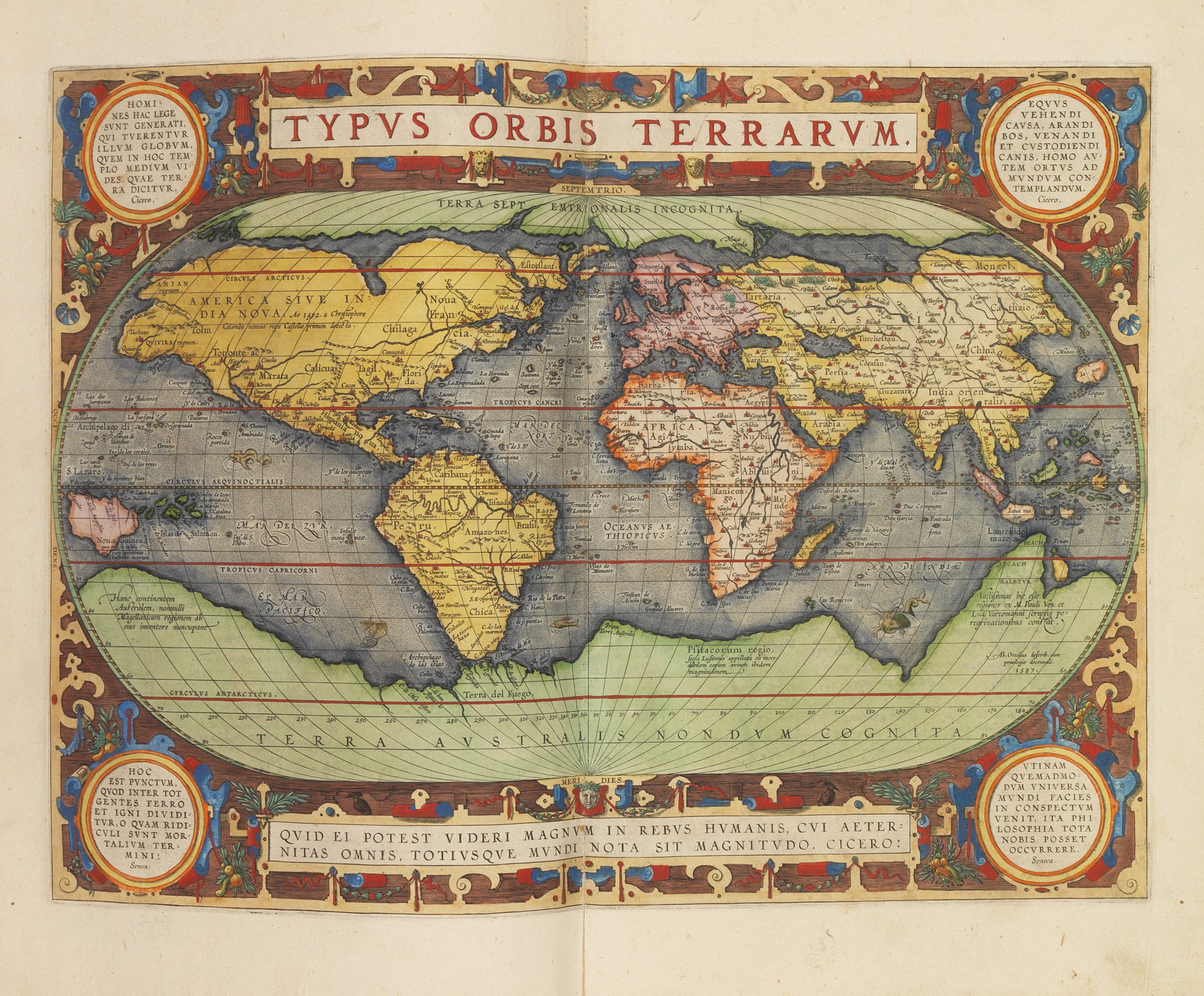 Der Atlas „Theatrum orbis terrarum“ von Abraham Ortelius wurde am Montag für einen Preis von 162.500 versteigert