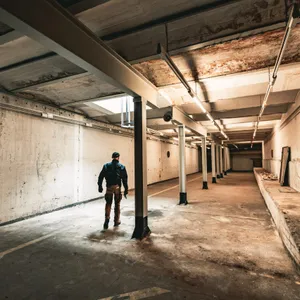 Dieser stillgelegte U-Bahn-Tunnel befindet sich am Hühnerposten in St. Georg.
