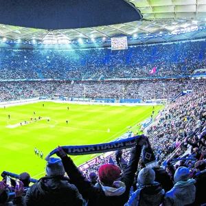 HSV-Fans im Hamburger Volksparkstadion