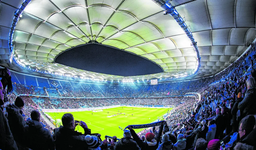HSV-Fans im Hamburger Volksparkstadion