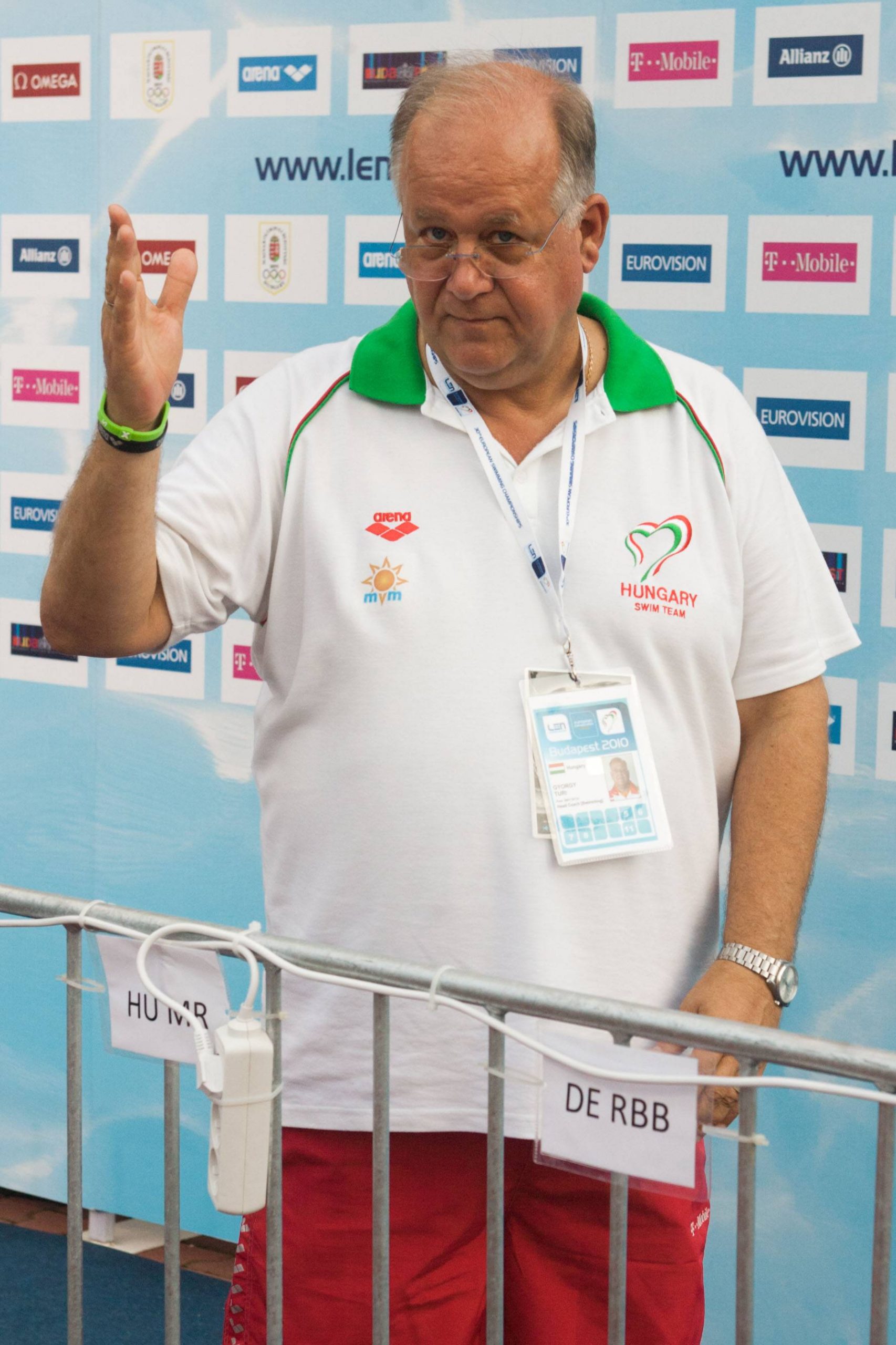 Ungarischer Olympia-Schwimmtrainer György Turi