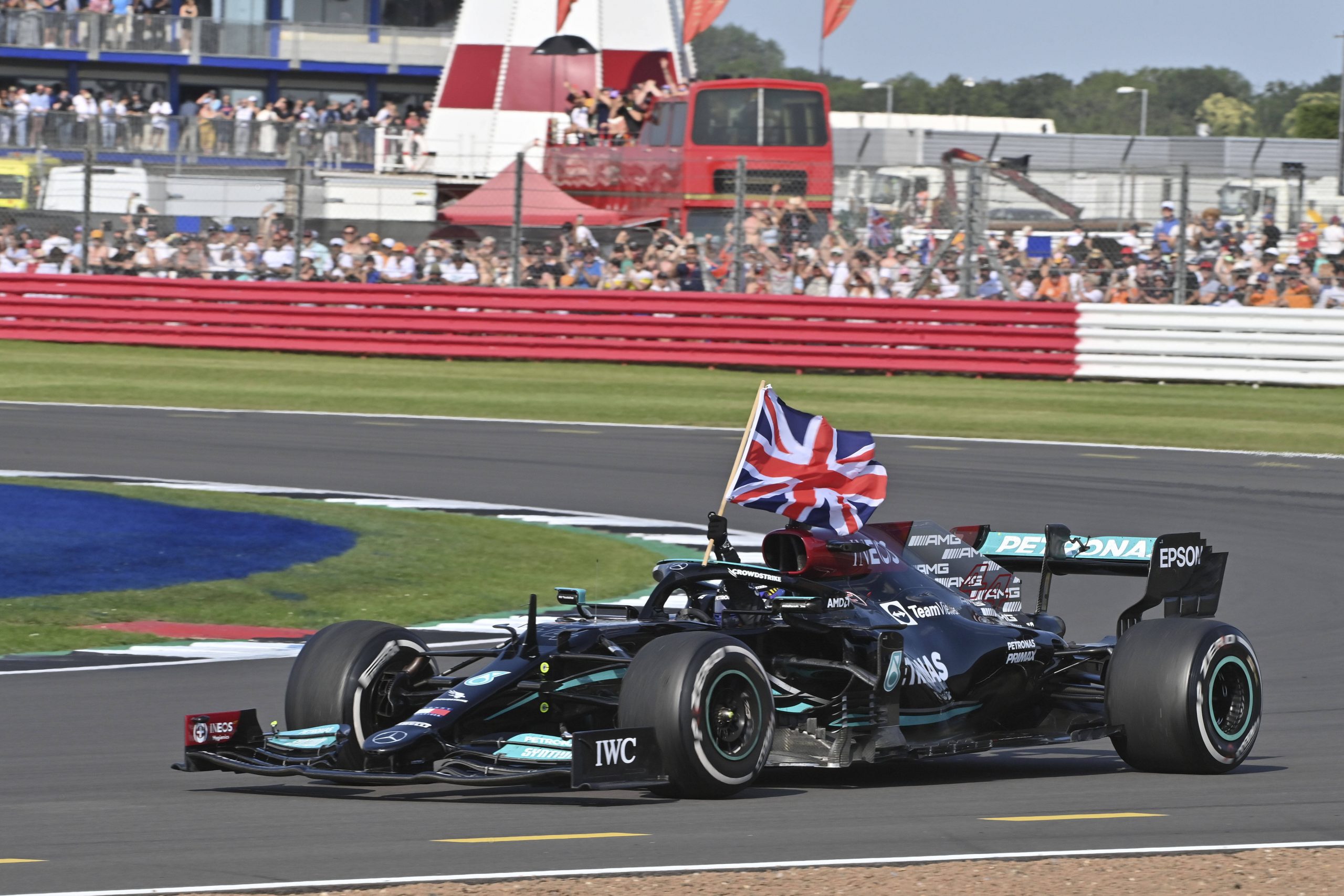 Lewis Hamilton beim Großen Preis von Großbritannien in Silverstone.