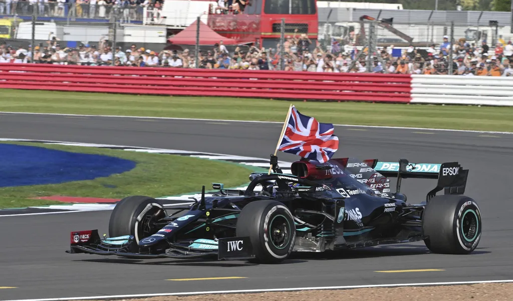 Lewis Hamilton beim Großen Preis von Großbritannien in Silverstone.