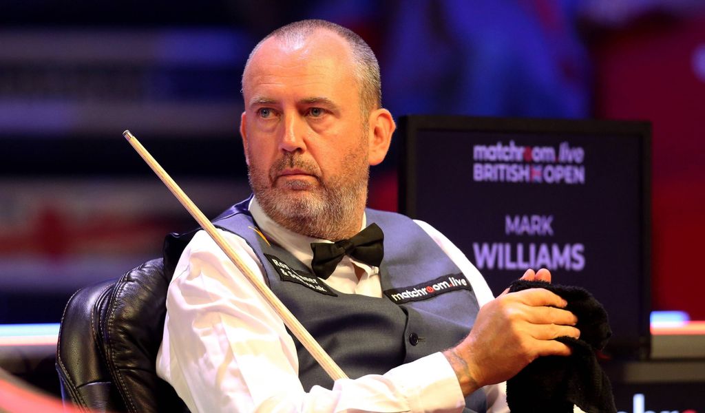Mark Williams beim Snooker