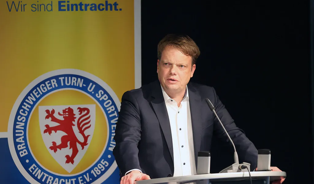 Christoph Bratmann, scheidender Präsident von Eintracht Braunschweig