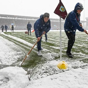 Verschneites Turf Moor