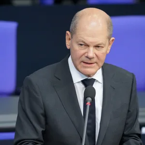 Olaf Scholz im Bundestag (Symbolbild).