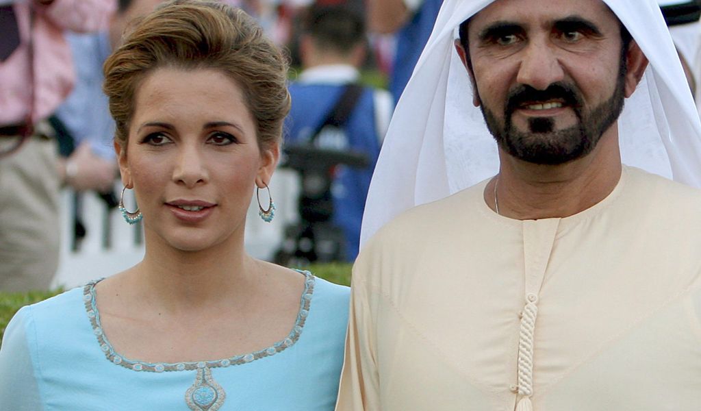 Haya, eine Schwester  von König Abdullah  von Jordanien, und  ihr Ex-Mann, Scheich  Mohammed.