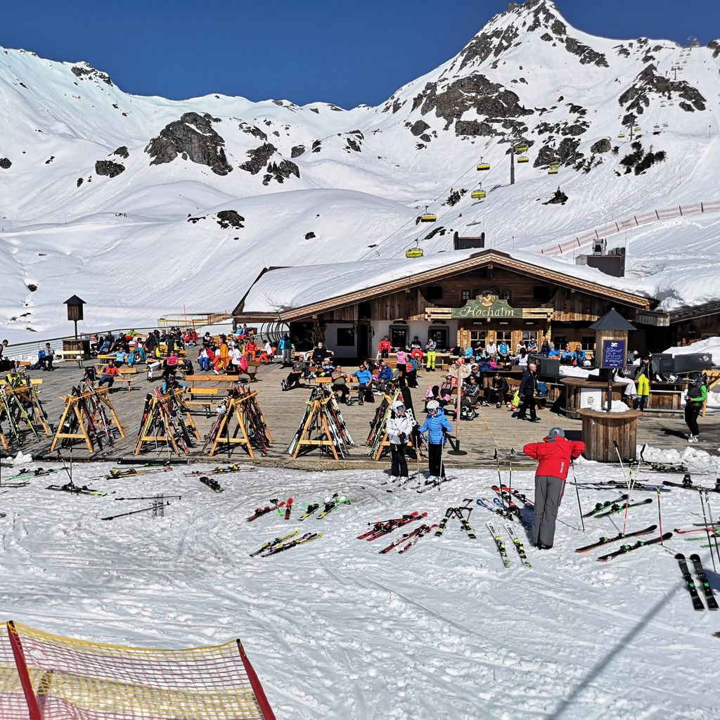 Skihütte in Österreich