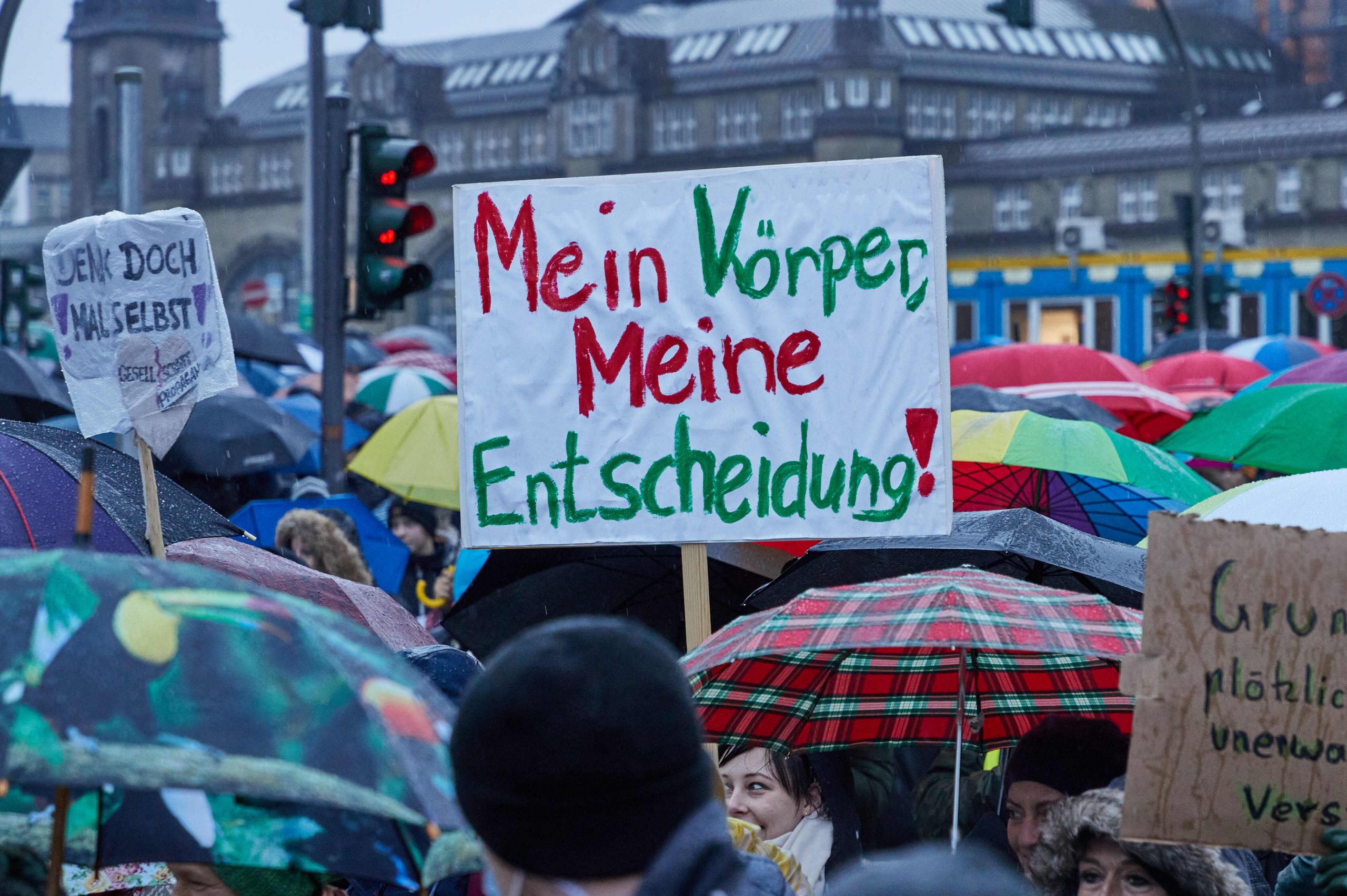Impfgegner-Demo Hamburg am 27.11.2021