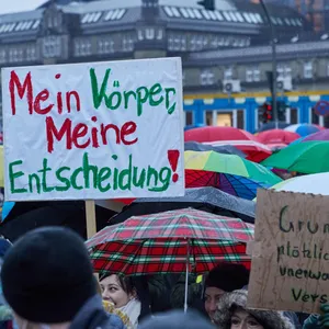 Impfgegner-Demo Hamburg am 27.11.2021