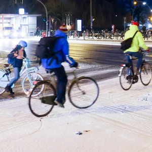 Schnee in Hamburg