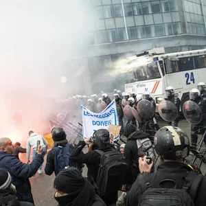 Corona-Demo Belgien