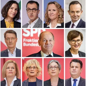 17 Köpfe der neuen Minister:innen