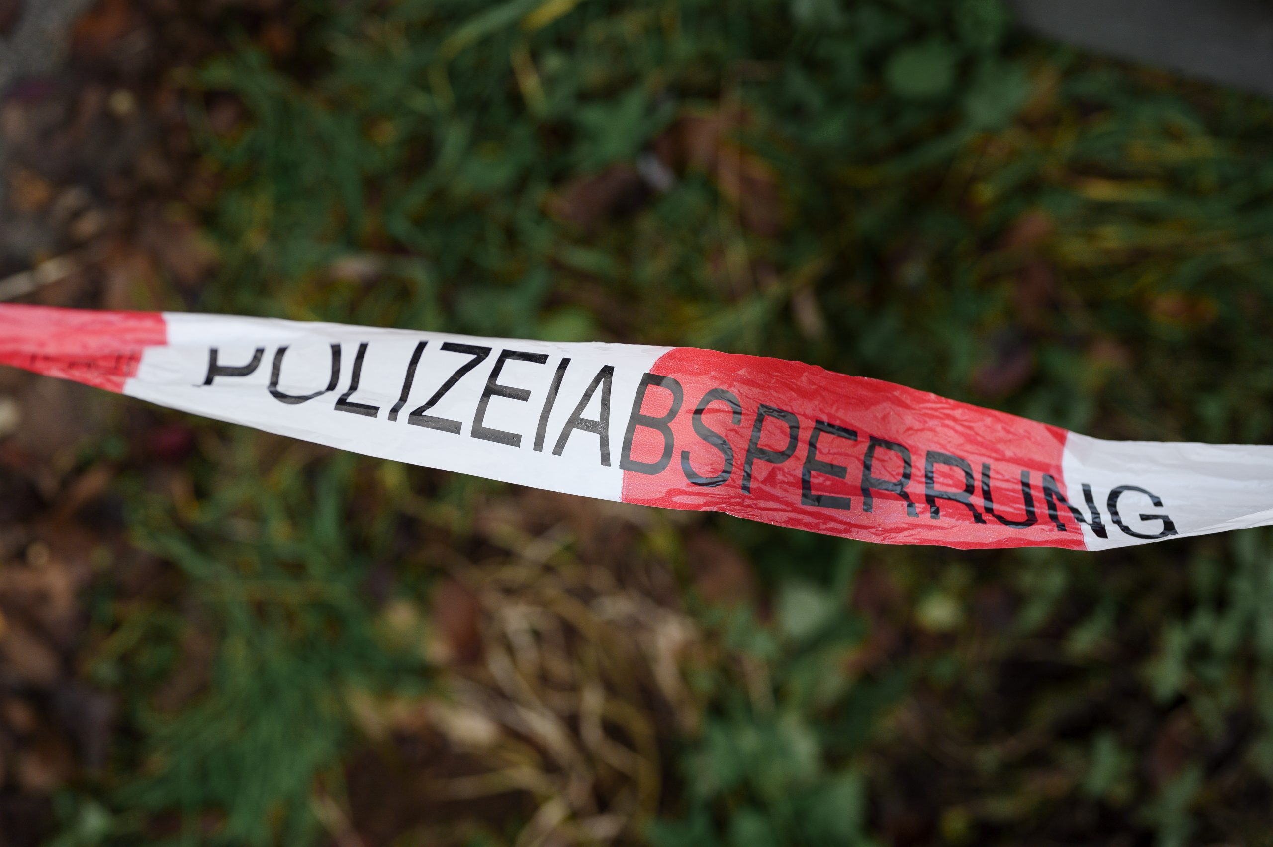 Absperrband der Polizei