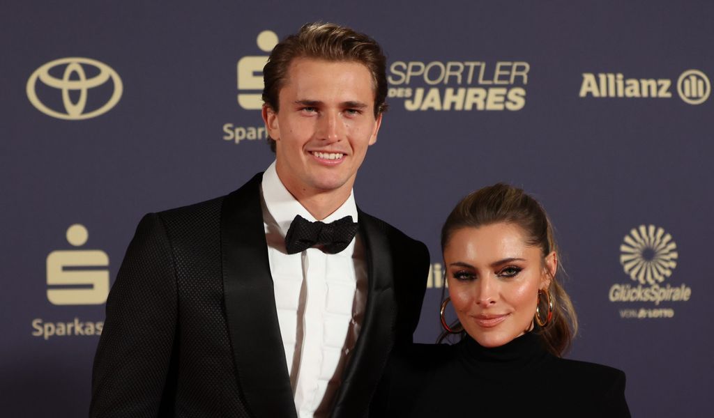 Tennisspieler Alexander Zverev mit seiner Freundin Sophia Thomalla