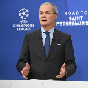UEFA Champions League Auslosung mit Giorgio Marchetti