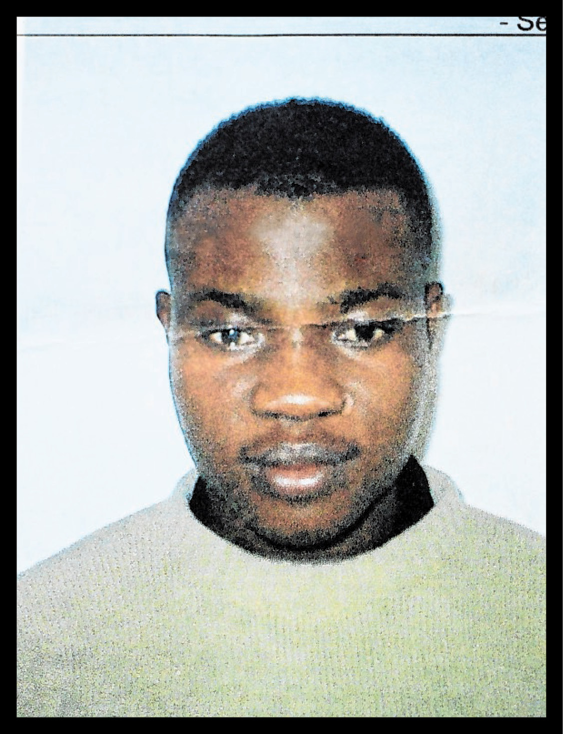 Portrait des toten Achidi John