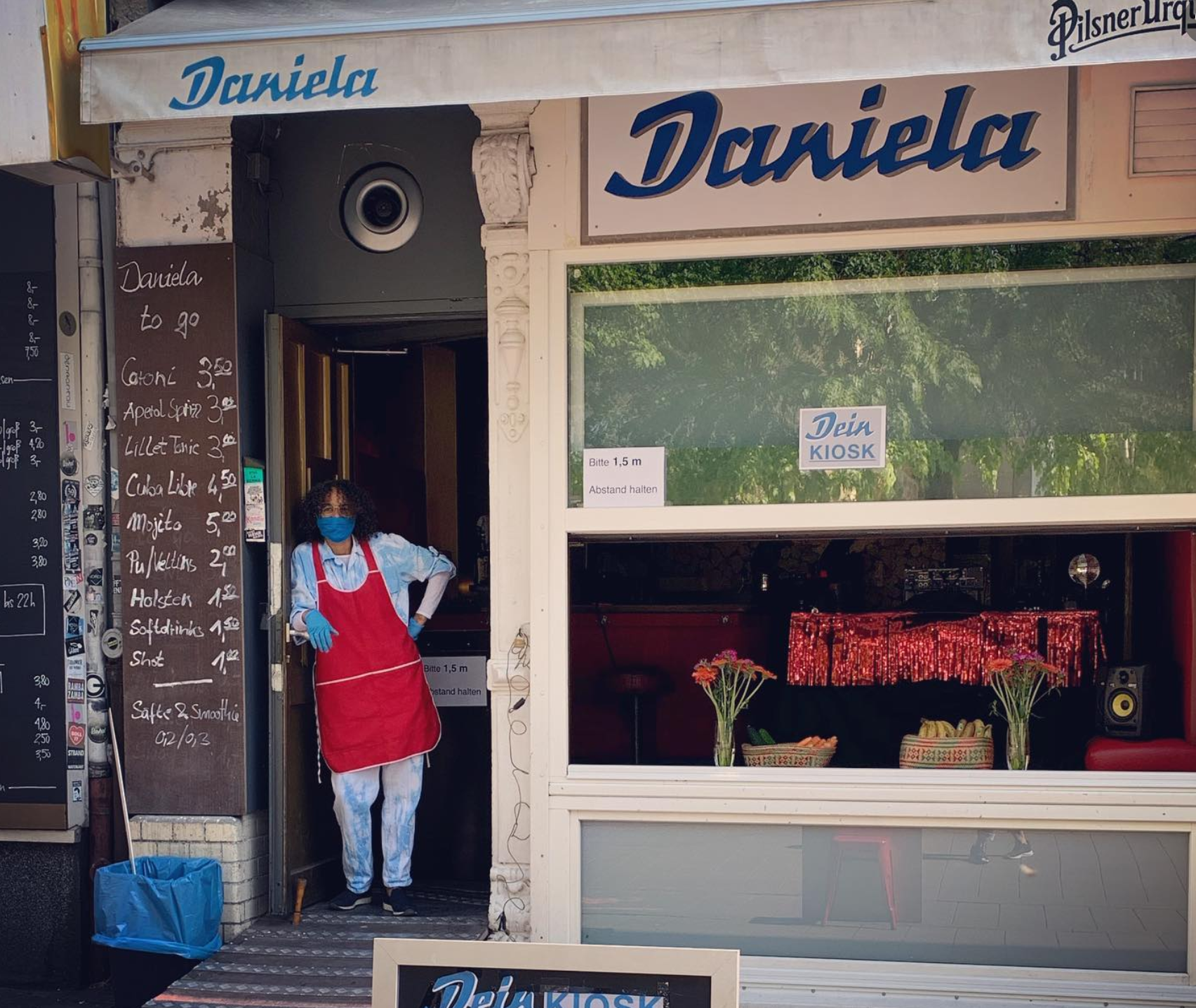 Die „Daniela-Bar“ im April 2020. Die bekannte Bar musste coronabedingt schließen.