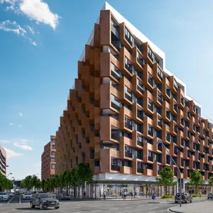 So könnte das „Eleven Decks“ mit über 300 Eigentumswohnungen in der HafenCity einmal aussehen.