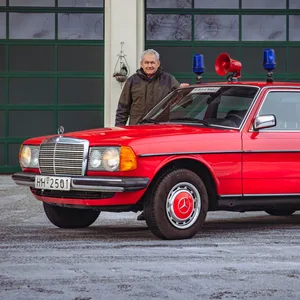 Alter Feuerwehr-Mercedes