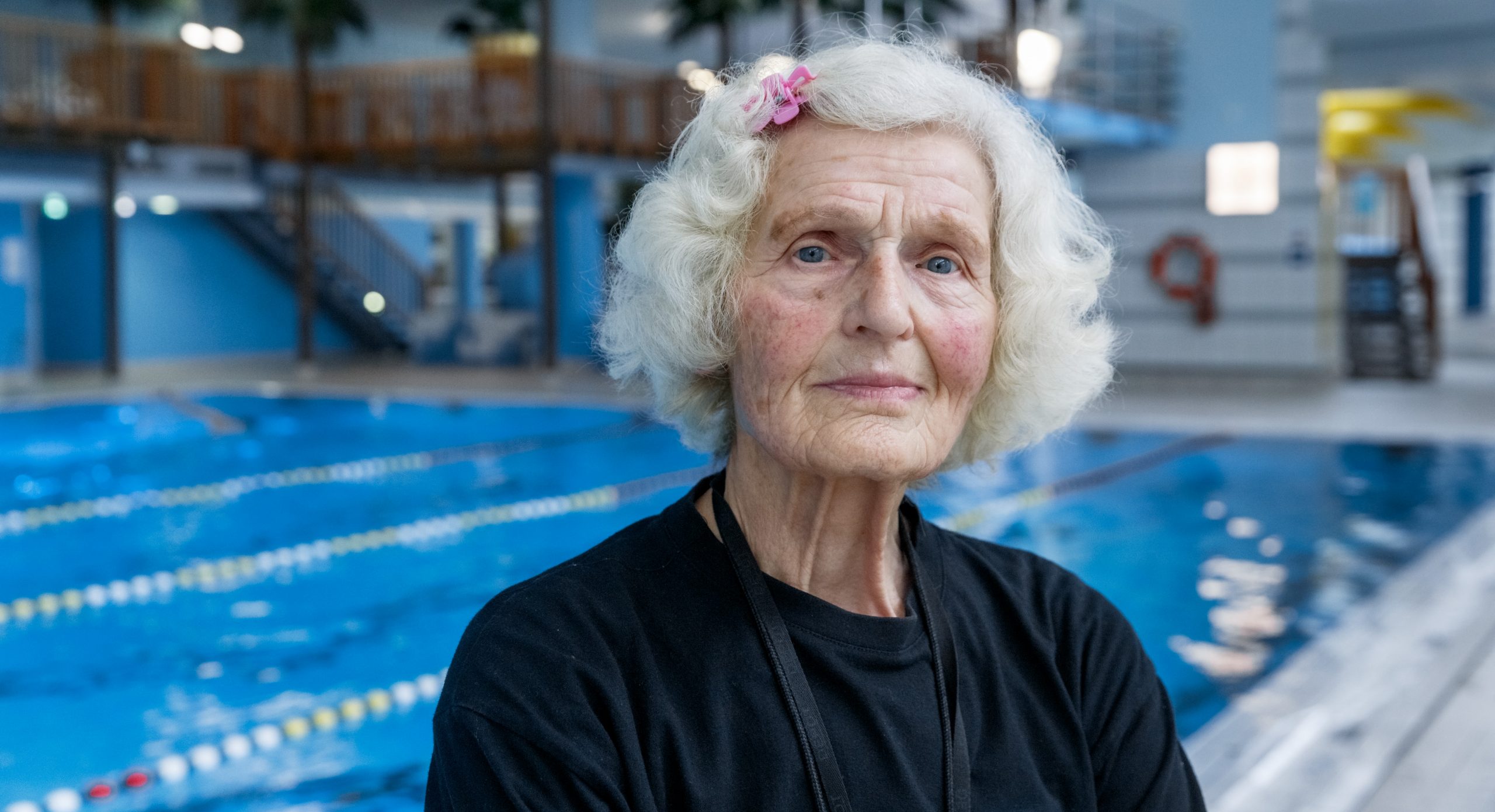 Schwimmlehrerin Helga Wendt