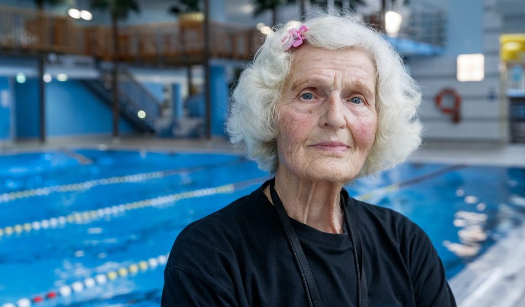 Schwimmlehrerin Helga Wendt