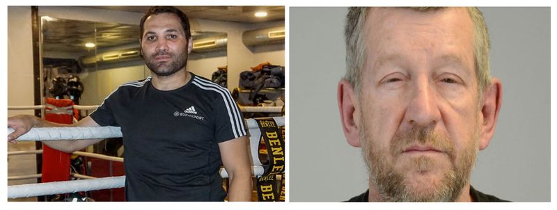 Links: Boxtrainer Khoren Gevor. Rechts: Frank Lindner.