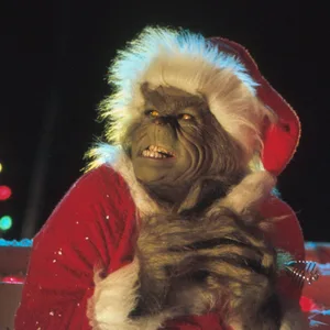 Jim Carrey in der Rolle des Monsters „Grinch“