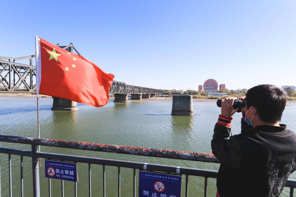 Der Grenzfluss Yalu trennt China und Nordkorea.