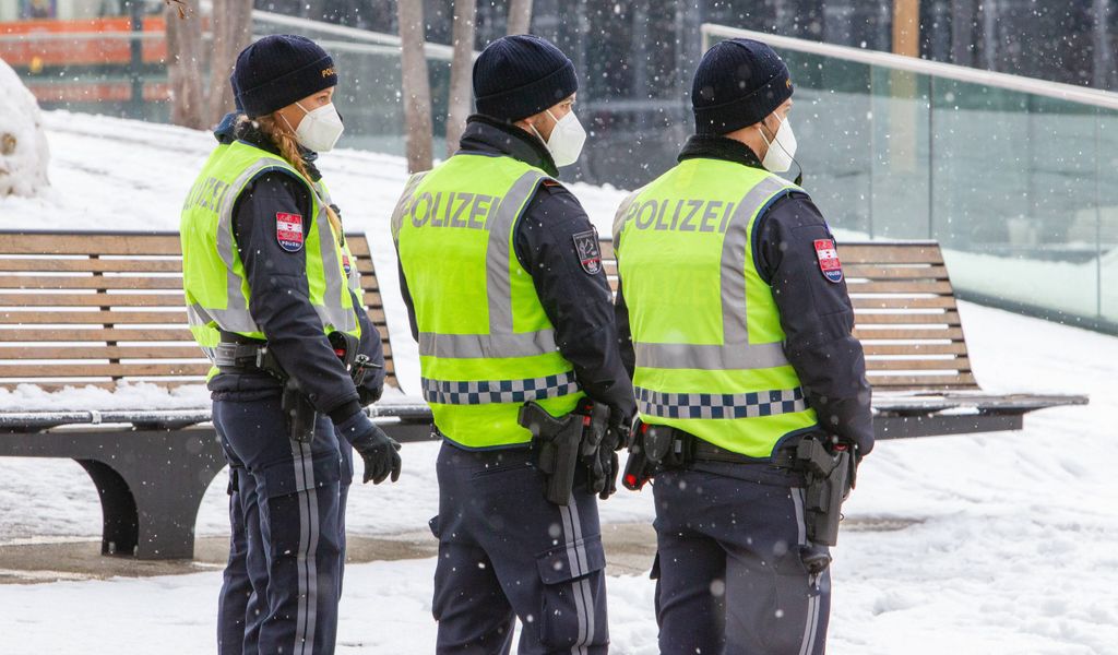 Österreichische Polizisten im Einsatz (Symbolbild)