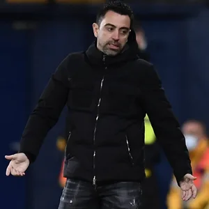 Xavi an der Seitenlinie beim FC Barcelona.