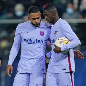 Memphis Depay und Ousmane Dembele