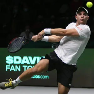 Dominik Koepfer vom deutschen Davis-Cup-Team