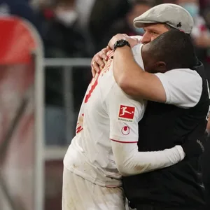 Anthony Modeste und Steffen Baumgart