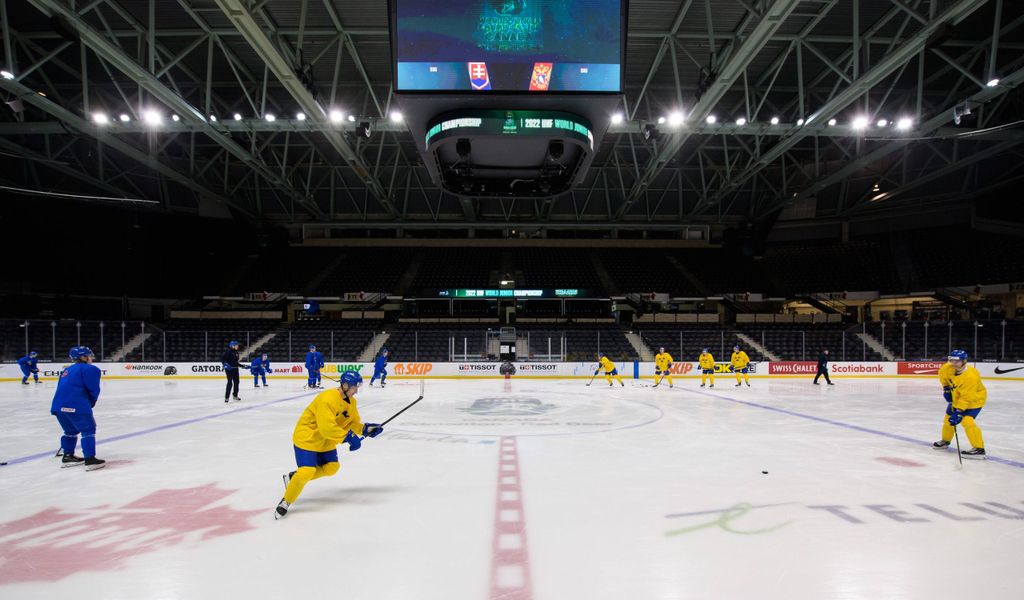 Training der U20-Eishockey-Nationalmannschaft Schwedens