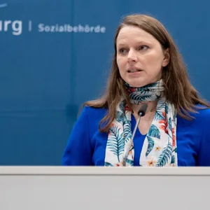 Sozialsenatorin Melanie Leonhard