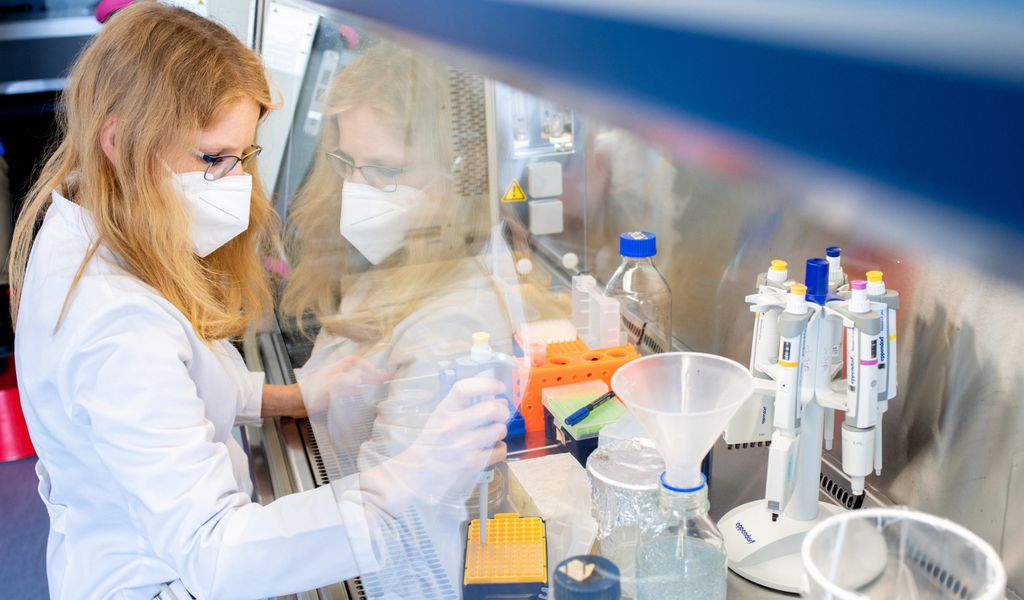 Eine wissenschaftliche Mitarbeiterin des Braunschweiger Unternehmens forscht an einem Corona-Medikament - jetzt wird die Forschung des Hamburger Konzerns „Evotec” mit 7,5 Millionen Euro gefördert.