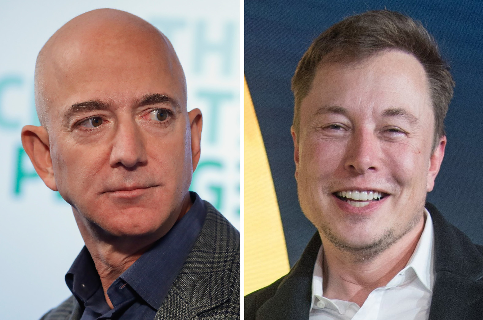 Amazon-Gründer Jeff Bezos und Tesla-Boss Elon Musk
