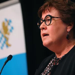 Petra Grimm-Benne (SPD), Gesundheitsministerin in Sachsen-Anhalt, ist die amtierende Vorsitzende der Gesundheitsministerkonferenz.