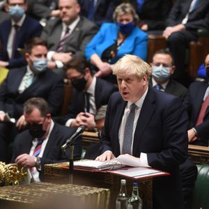 Boris Johnson im Parlament