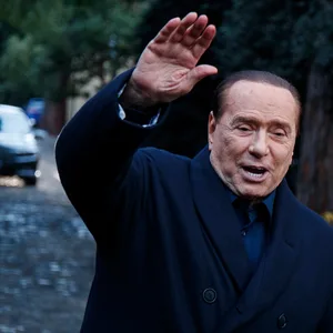 Silvio Berlusconi, ehemaliger Ministerpräsident von Italien und Parteichef der Forza Italia