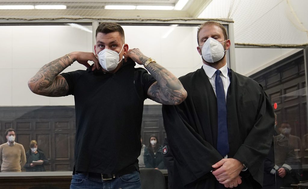 Rapper Gzuz und Verteidiger Christopher Posch