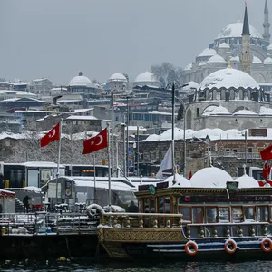 Schnee in der Türkei