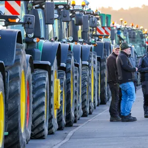 Trecker-Demo der Bauern