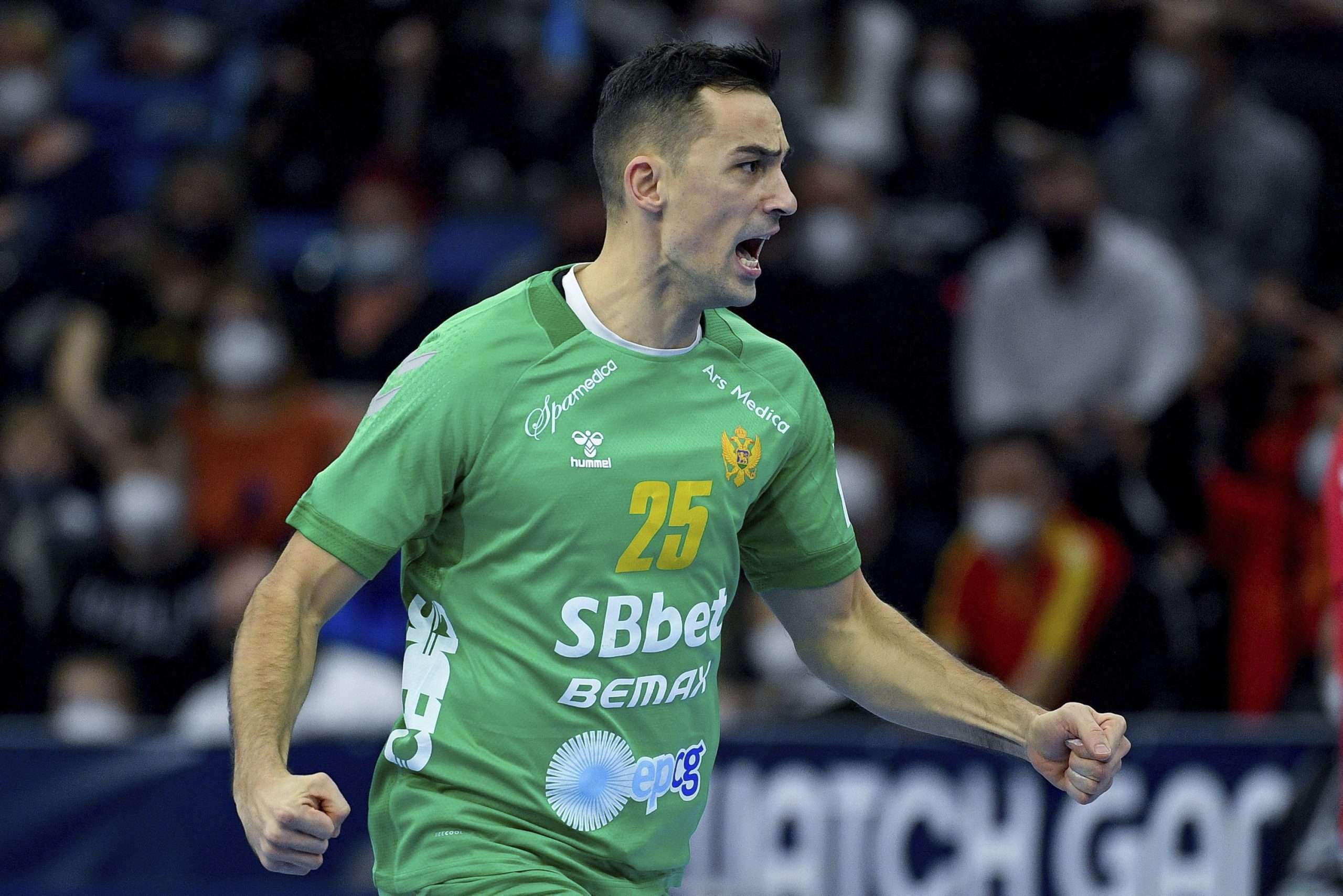 Montenegros Marko Lasica hat bei der Handball-EM einen Fan bespuckt.