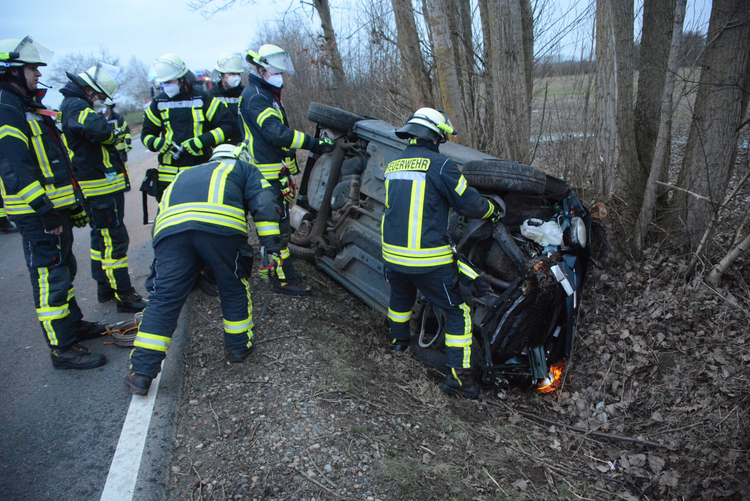 Unfall in Braak