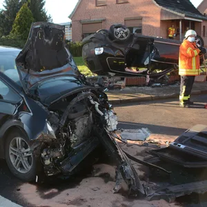Unfallstelle in Lütau