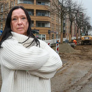 Der Sievekingdamm ist seit Jahren eine einzige Baustelle. Zum Nachteil ist das besonders für die Gewerbetreibenden vor Ort. (MOPO-Montage)